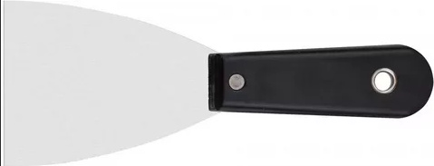 Шпатель Biber полированный 63мм с пластиковой ручкой (35113)